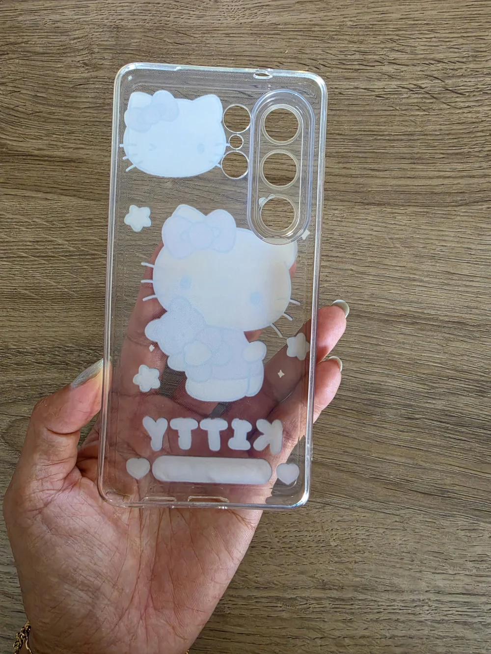 Hello Kitty Pink Clear Phone Case - Cut Design For Samsung S26 Ultra